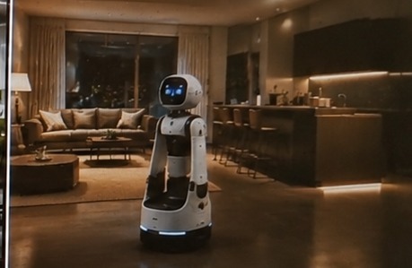 Residential environment with a home service robot